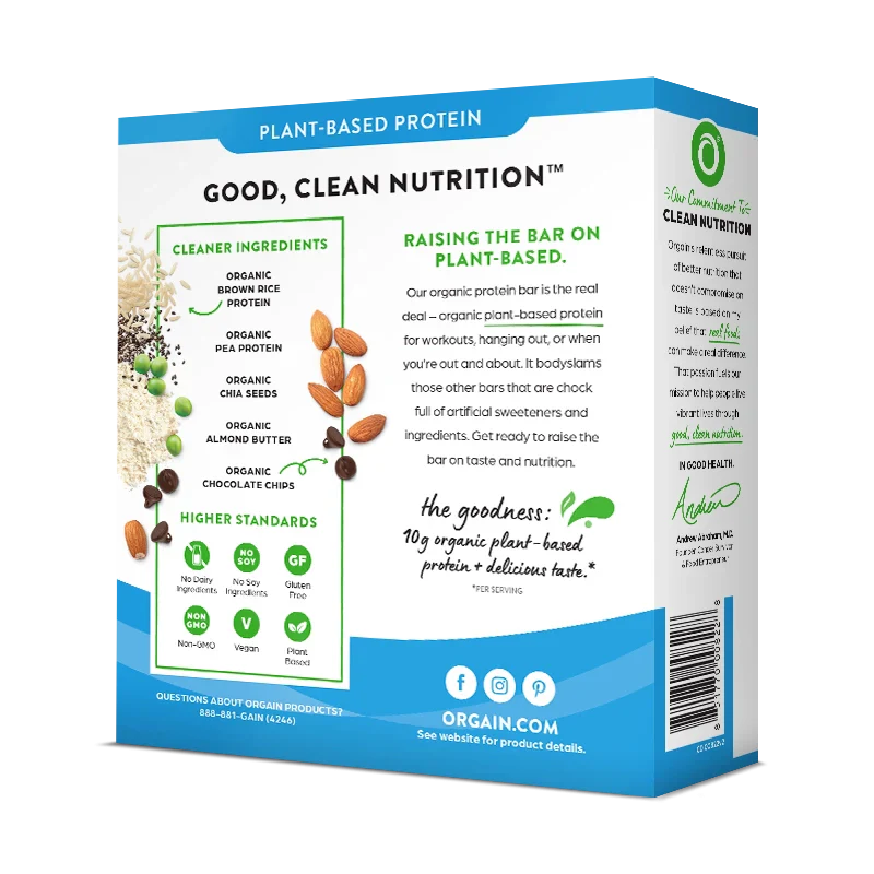 Organic Protein Bar - Chocolate Brownie