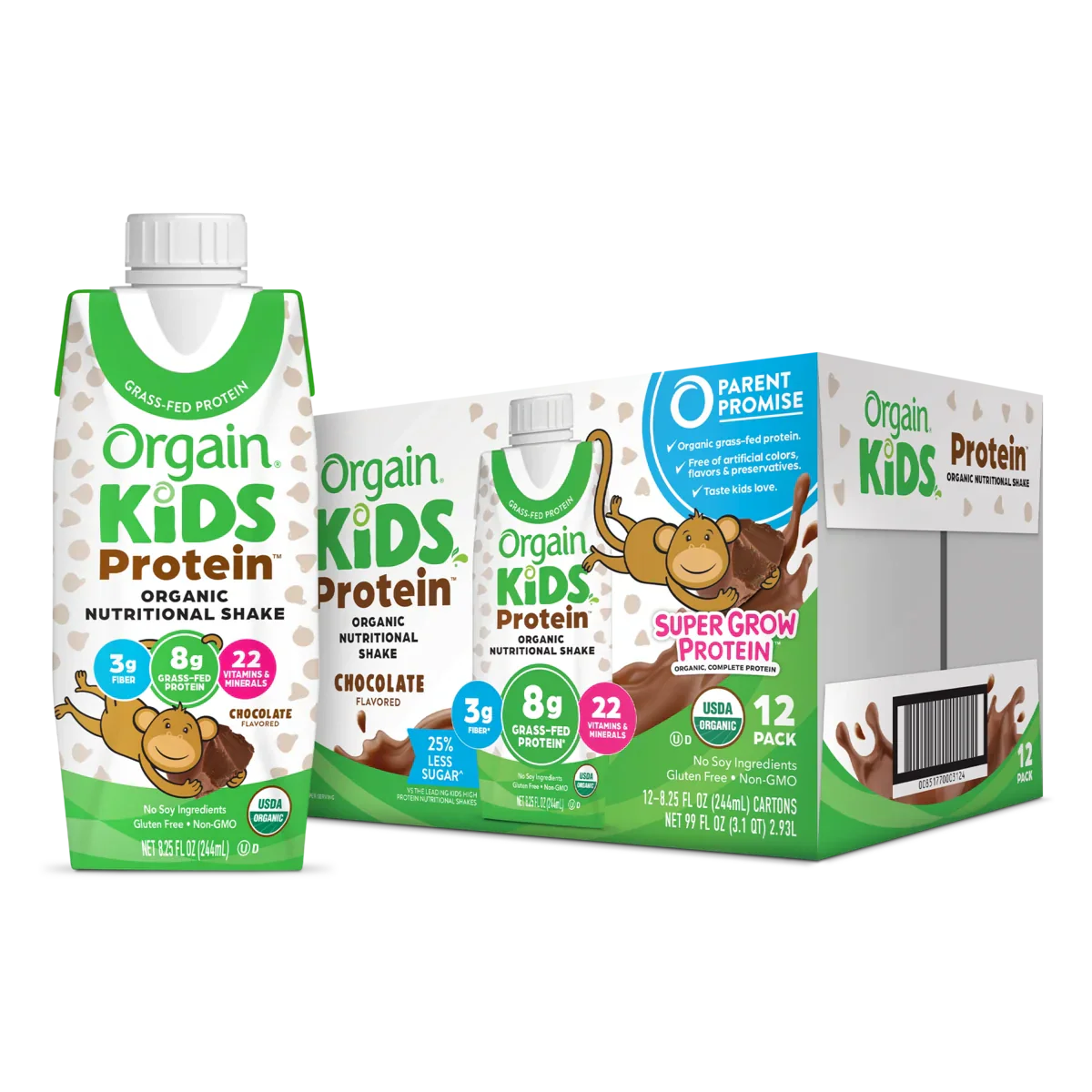 Kids Protein Organic Nutrition Shake - Chocolate
