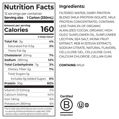 30g Protein Shake - Chocolate Fudge