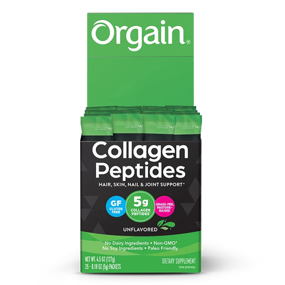 Grass Fed Pasture Raised Collagen Peptides 25 Ct Stick Pack