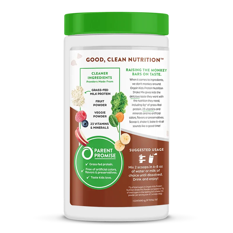 Kids Protein Nutrition Shake Mix - Chocolate Brownie