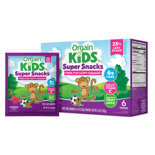 Kids Super Snacks + Fiber for Happy Tummies